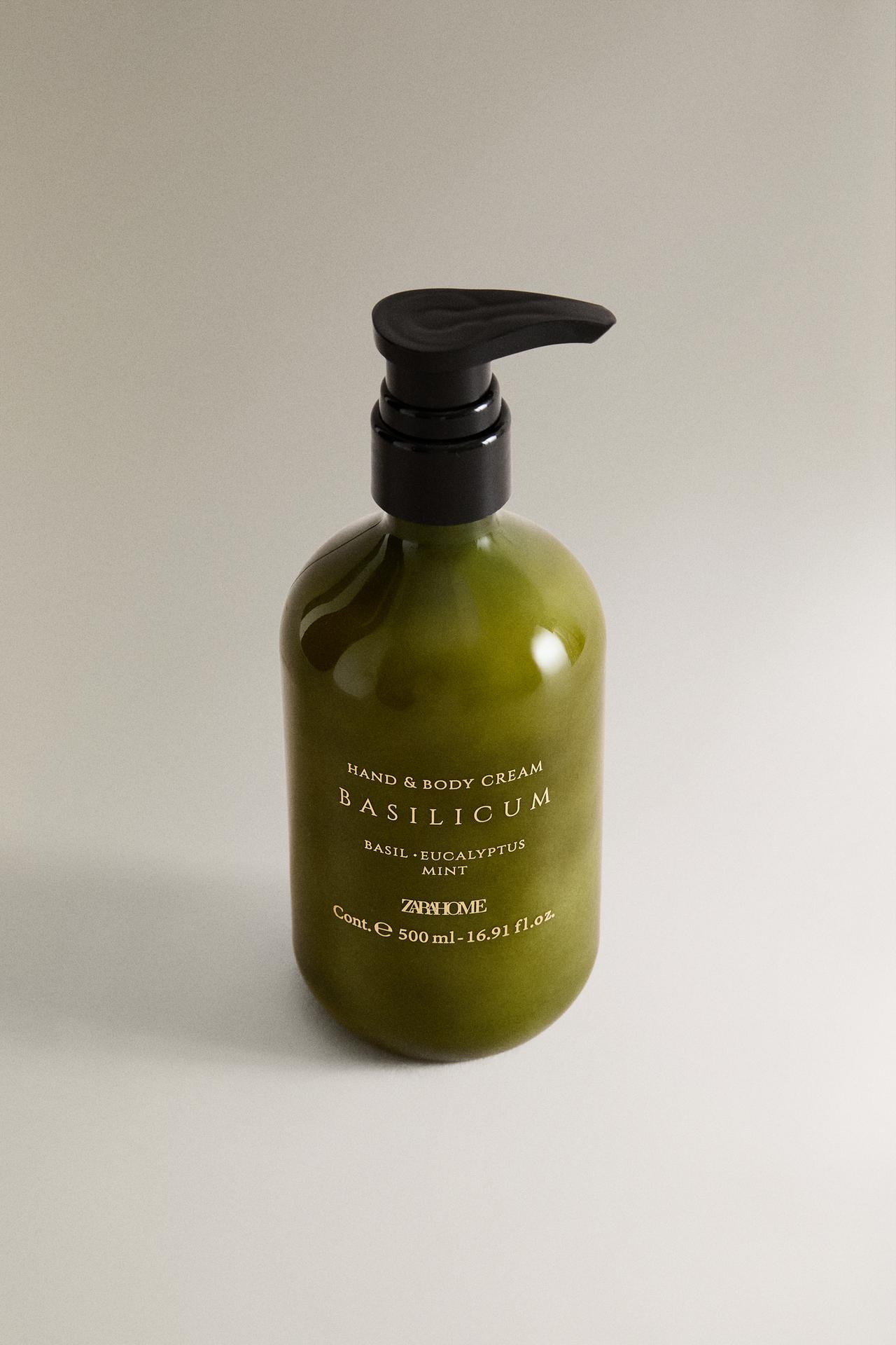 (500 ML) BASILICUM HAND AND BODY CREAM — Mint