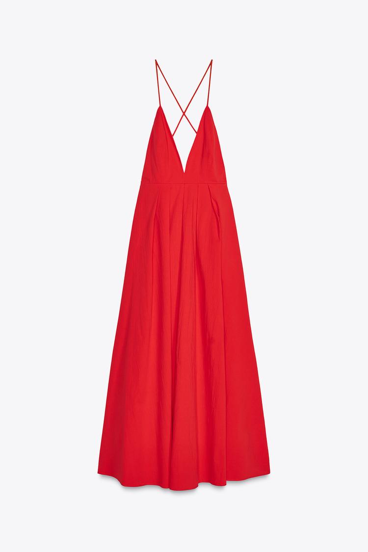 VESTIDO ESPALDA DESCUBIERTA ZW COLLECTION