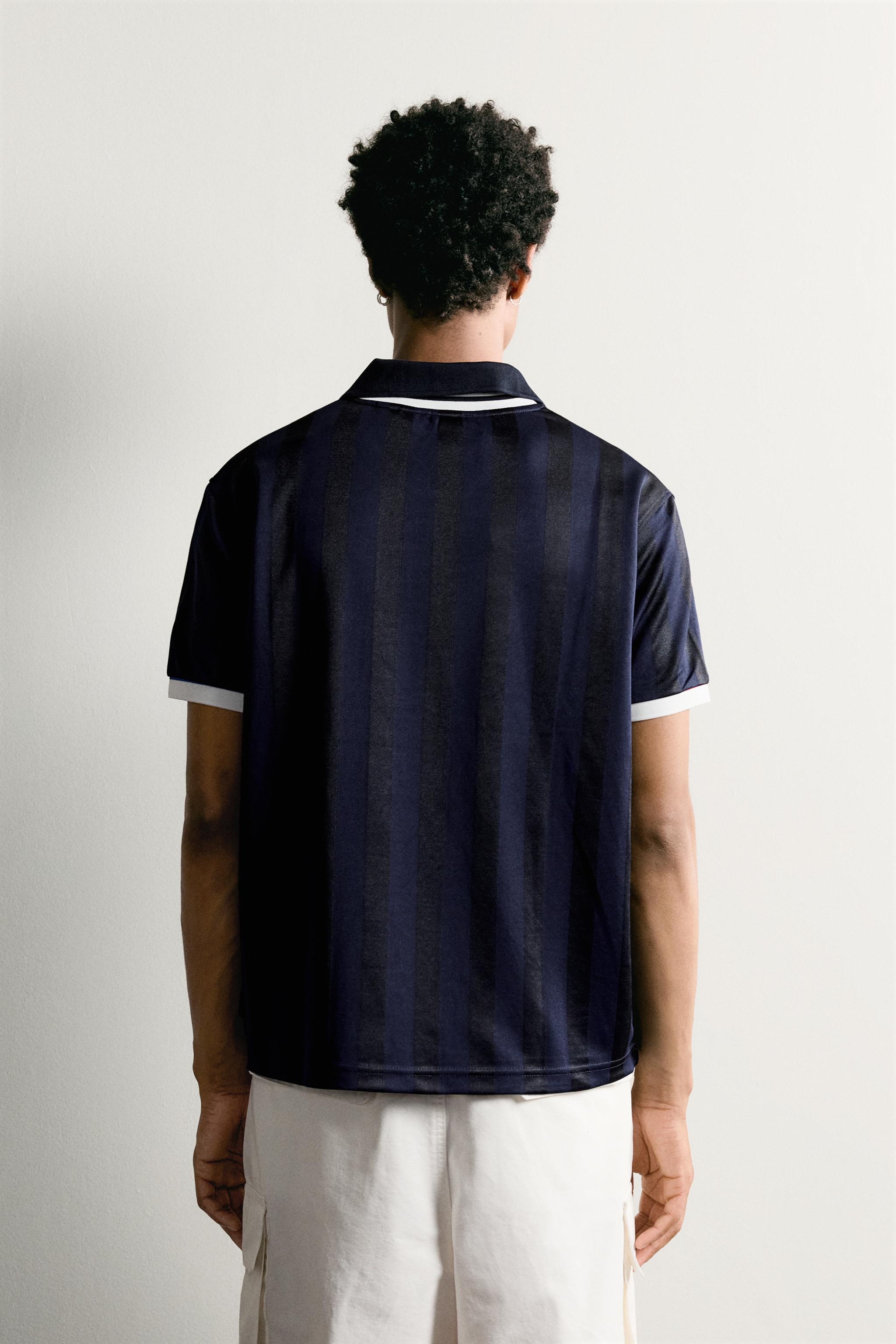 Мужские рубашки Zara FRANCE 98 FIFA WORLD CUP™ FIFA CLASSICS TECHNICAL POLO — фото 3