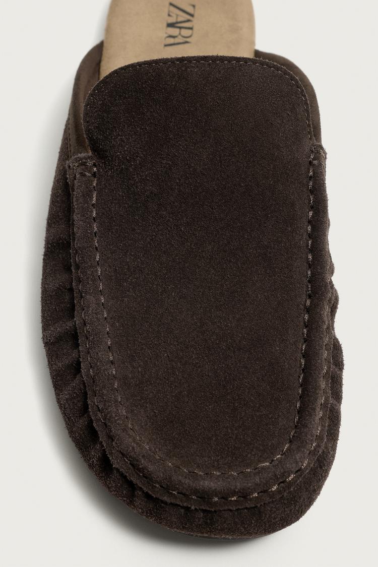 Mocasines de piel tipo mula 3