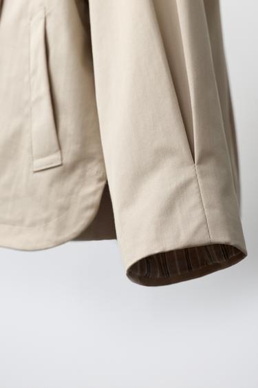 TRENCH COURT EN DENTELLE - Beige de Zara - Image 5