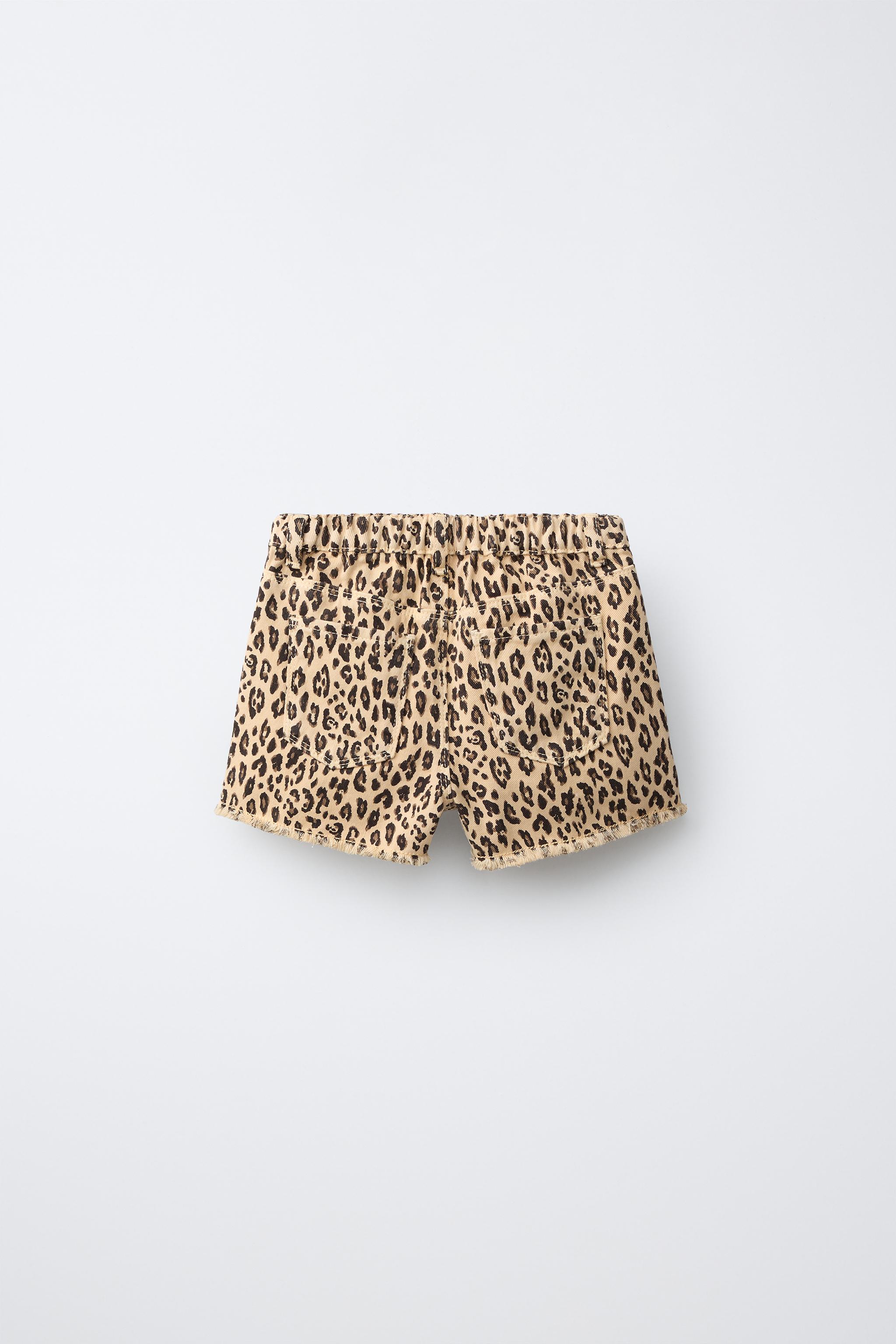 ANIMAL PRINT SHORTS