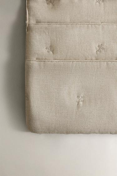 EMBROIDERED HANGING ORGANISER - Ecru by Zara - Image 2