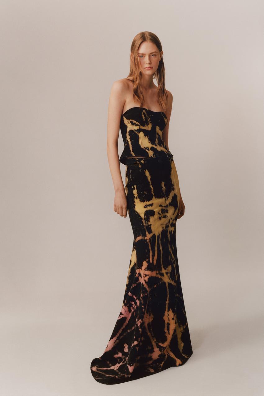 LIMITED EDITION LONG SKIRT - Multicolored | ZARA United States LIMITED EDITION LONG SKIRT - Multicolored | ZARA United States