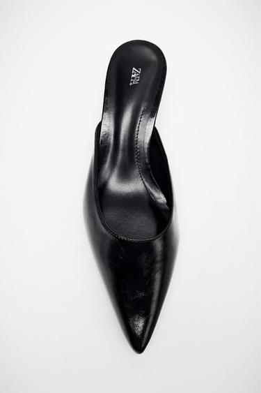 MULE SLINGBACK SHOES - Black by Zara