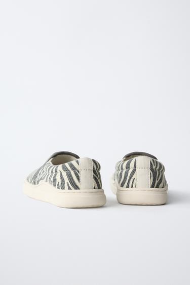 BASKETS IMPRIMÉ ZÈBRE - Blanc de Zara - Image 5