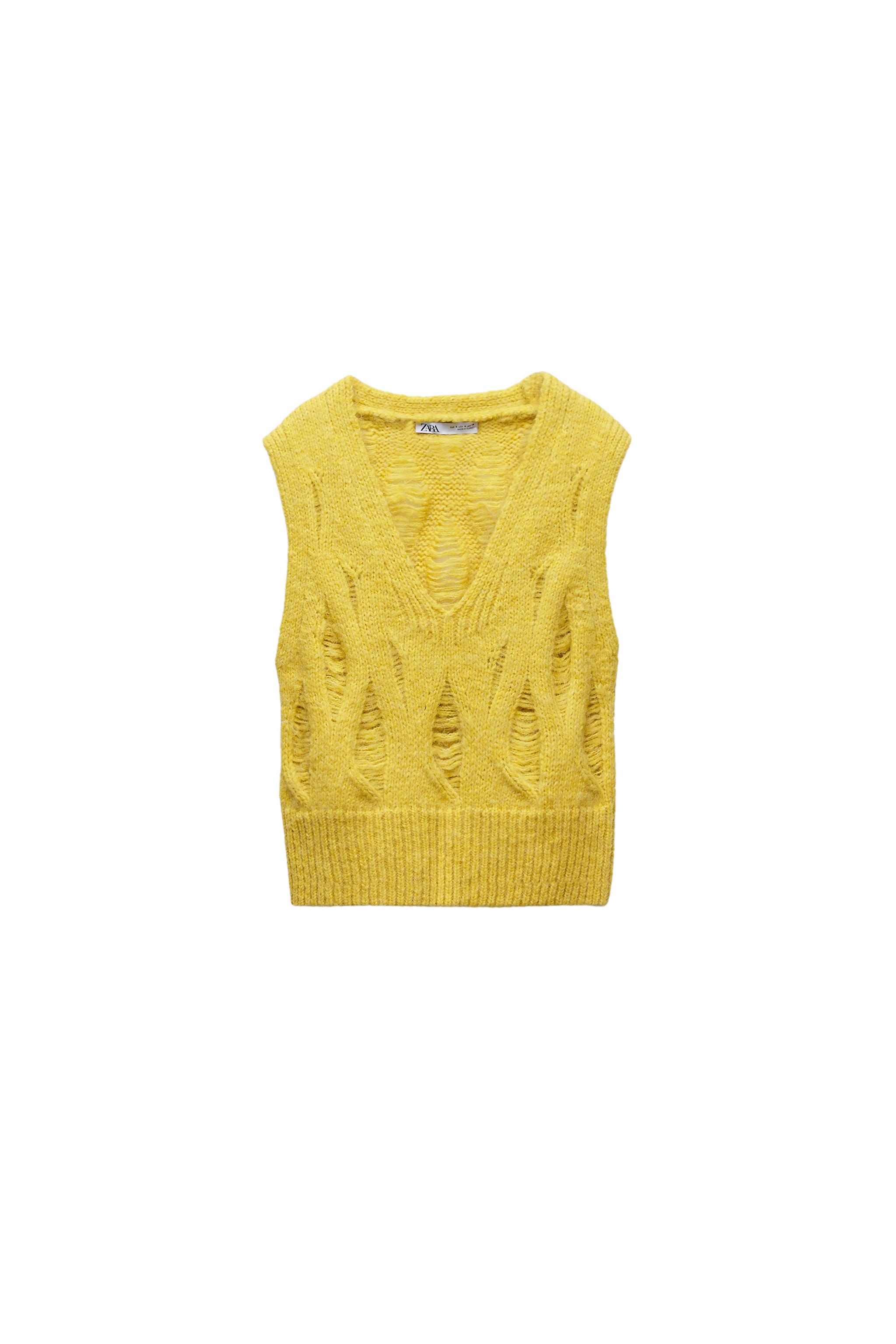 ついに、出品ＶＯGＥＬＥ1900〜2 RIPPED KNIT VEST SECOND HAND | Zara Preowned