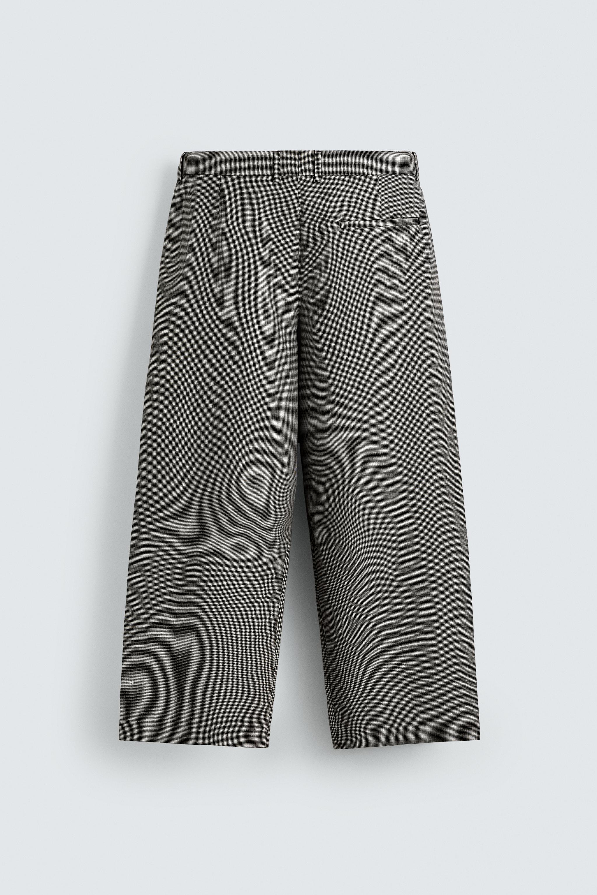 RELAXED FIT LINEN - COTTON PANTS