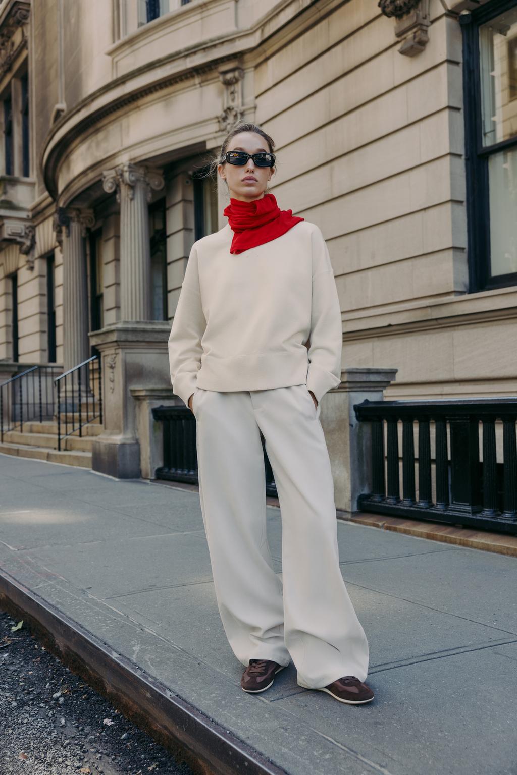 PLAIN KNIT SWEATSHIRT - image 2