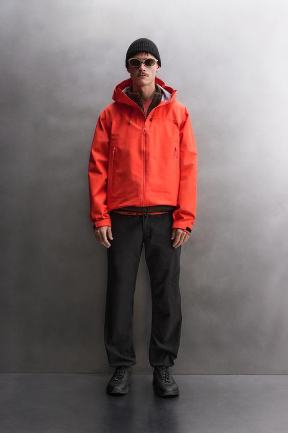 TECHNICAL WATERPROOF JACKET - Red / Orange by Zara - Image 0