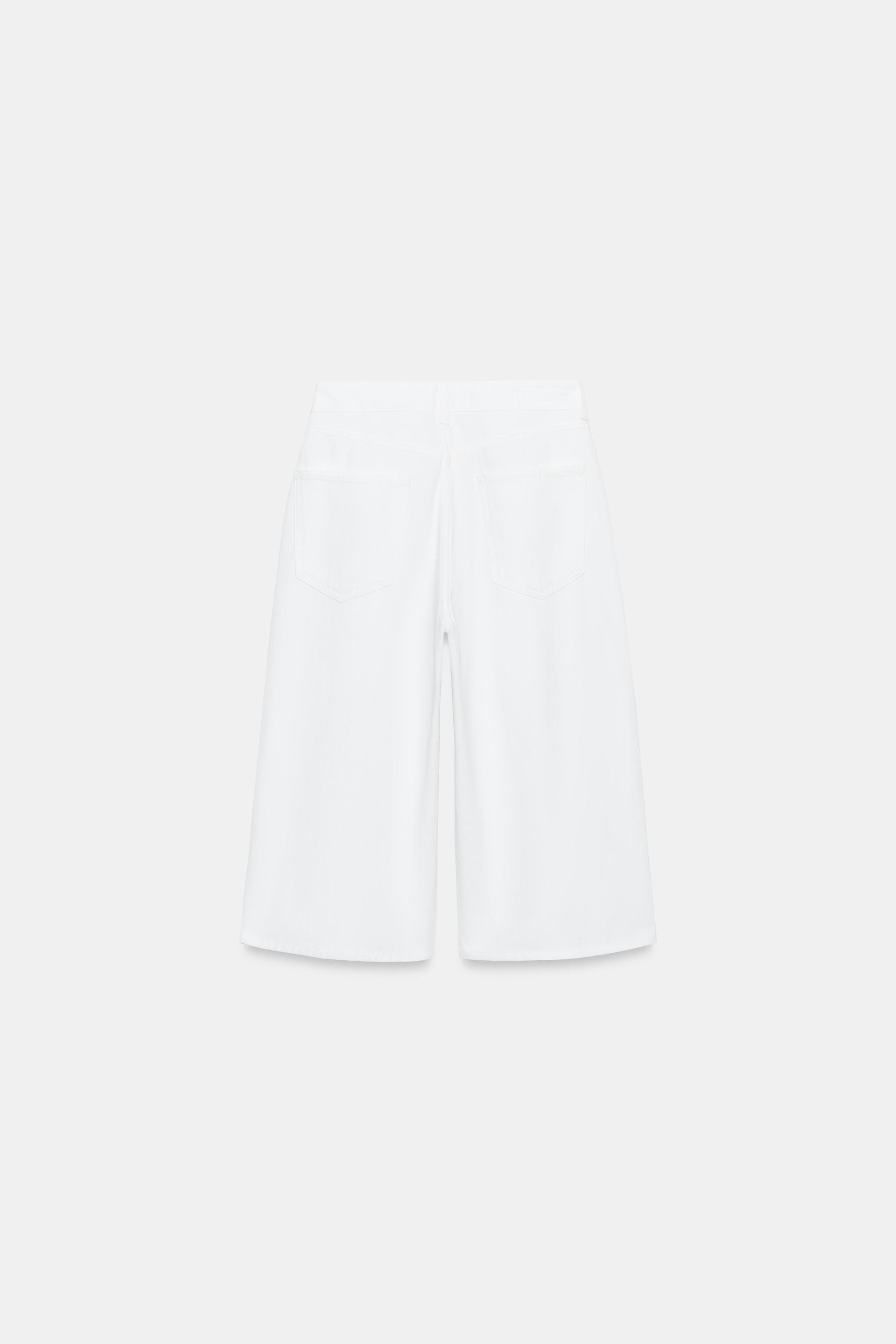 Женские шорты Zara Z1975 DENIM LONG BUTTON SHORTS — фото 7
