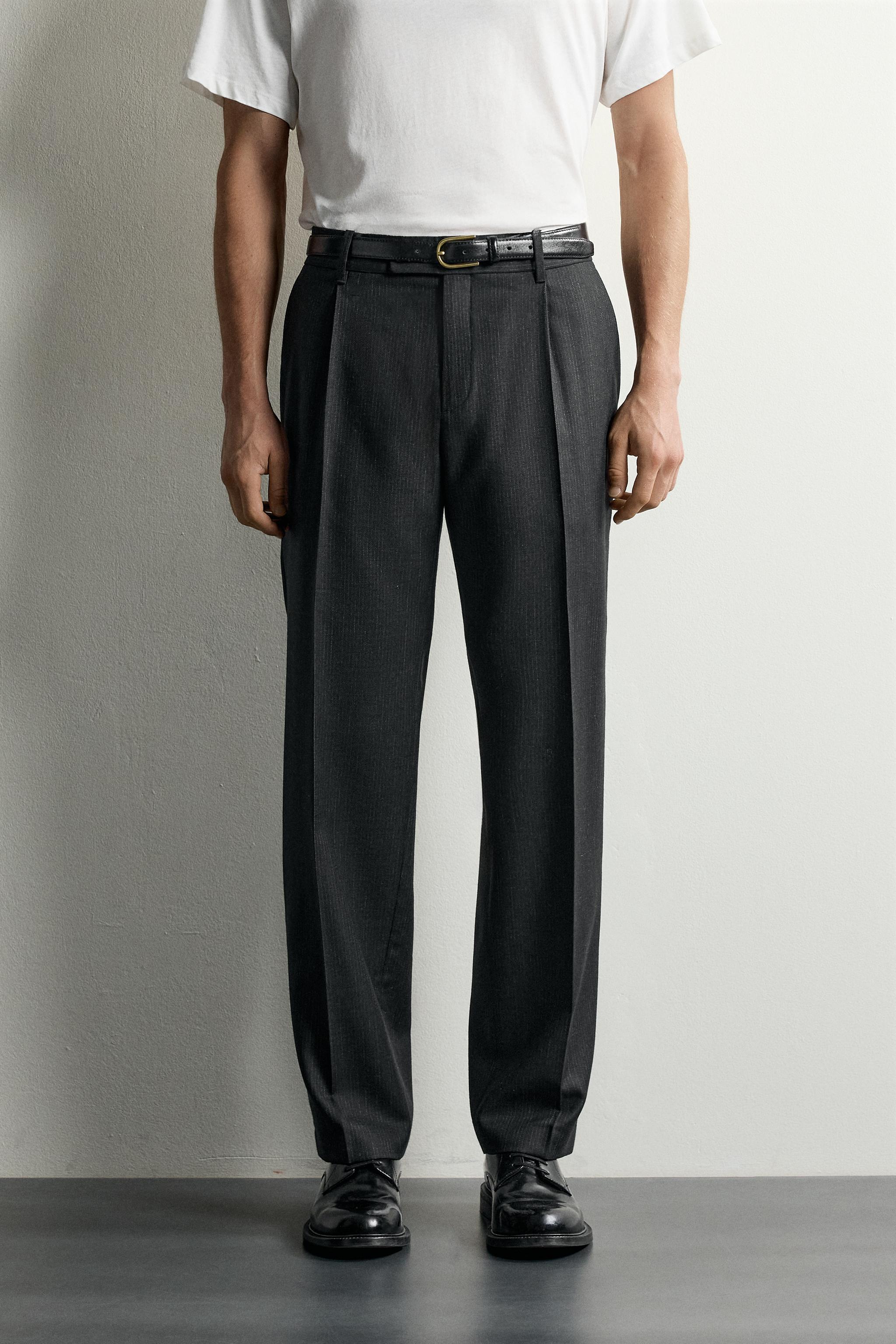 100% WOOL MANTECO® SUIT PANTS