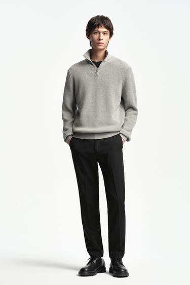 COMFORT SUIT TROUSERS - Black by Zara