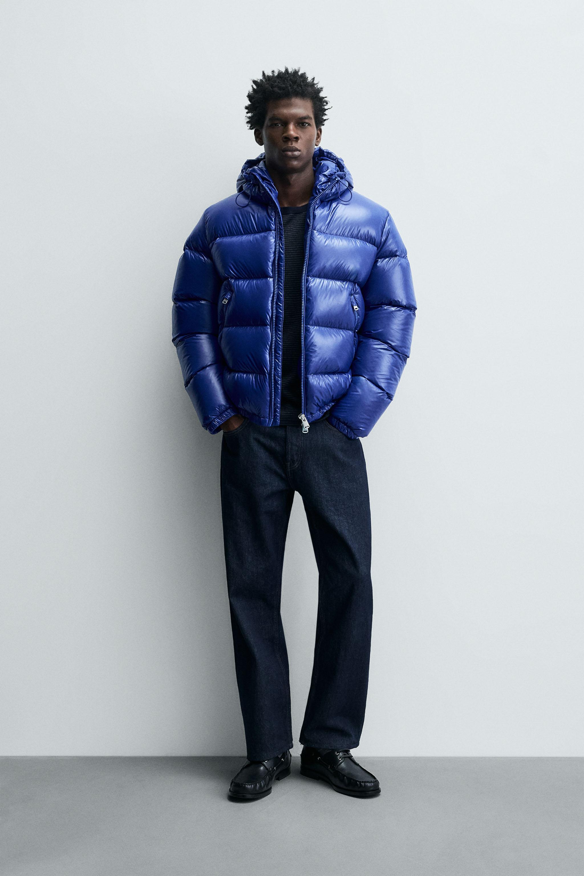 ZARA フェザー100% ダウンパファージャケット　即完売商品 ZARA】フェザー100% ダウン パフジャケット (ZARA/ダウン