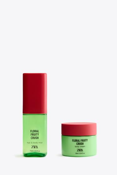 FLORAL FRUITY CRUSH HAIR&BODY MIST 75ML (2.54 FL.OZ) + BODY CREAM 90ML (3.04 FL.OZ) - TINTED LEATHER by Zara