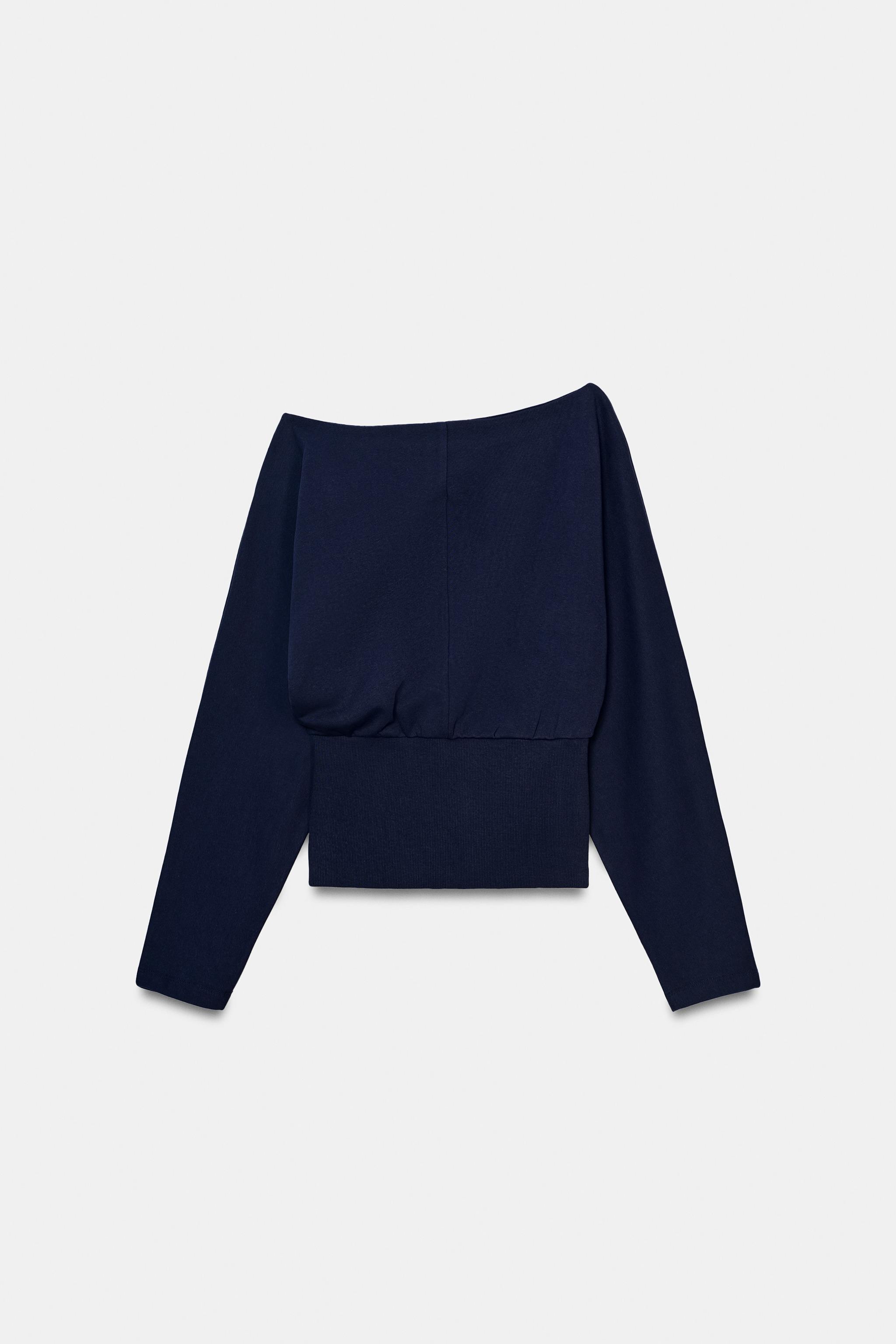 SWEAT ASYMÉTRIQUE COTON