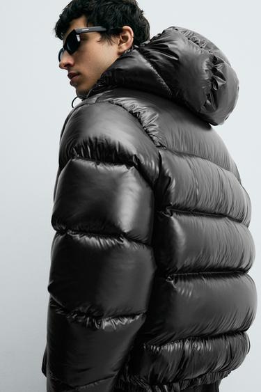 100% FEATHER WATER-REPELLENT DOWN JACKET - Black by Zara - Image 5