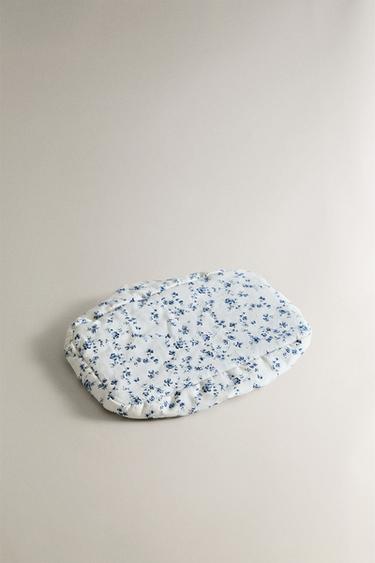 BLUE FLORAL COTTON WIPE HOLDER - Blue by Zara - Image 3