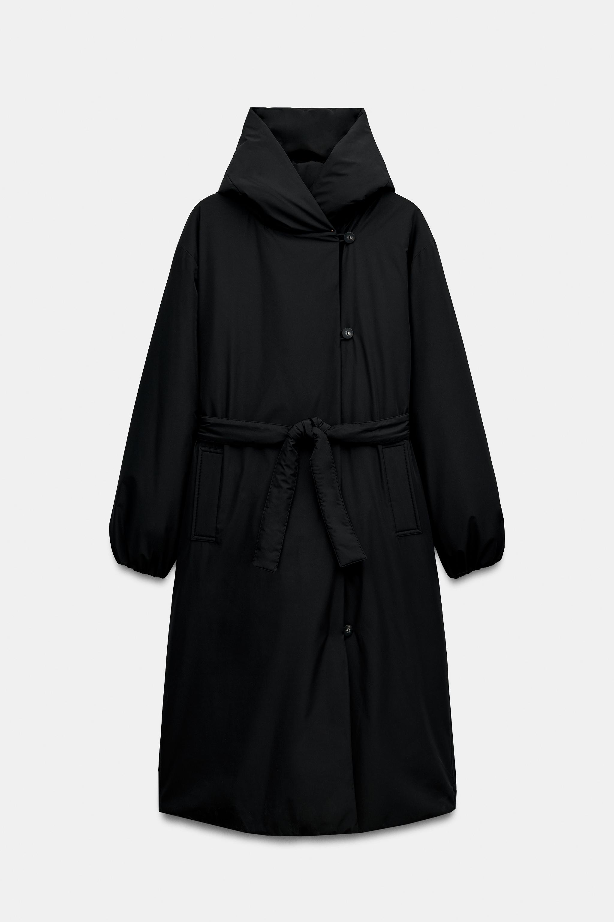 ANORAK MATELASSÉ AVEC CEINTURE WATER REPELLENT WINDPROOF