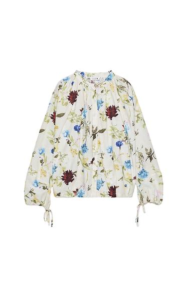 ZW COLLECTION FLORAL PRINT SHIRT