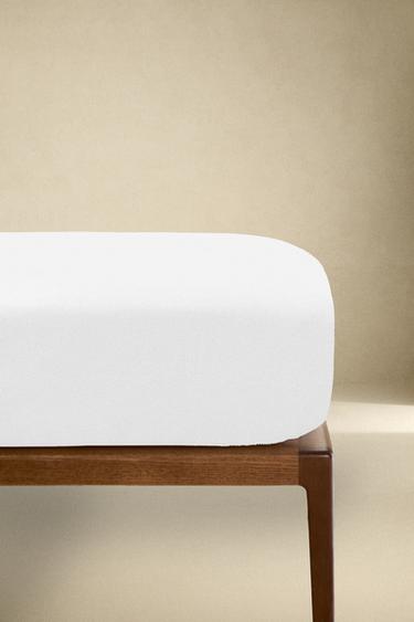 SÁBANA BAJERA SATÉN | 40 CM ALTO (300 HILOS) - Blanco de Zara - Imagen 0