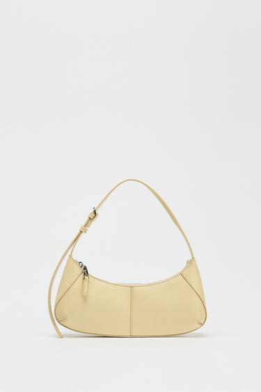 Zara 長形單肩包 - 香草黃