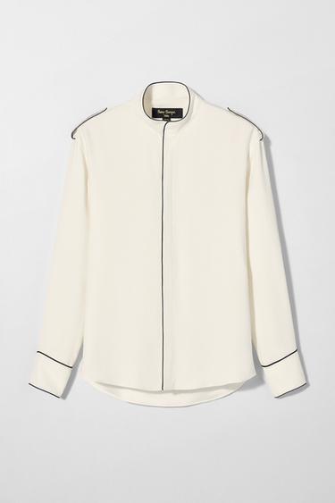 CONTRAST SHIRT BOBBY GILLESPIE X ZARA - Ecru by Zara
