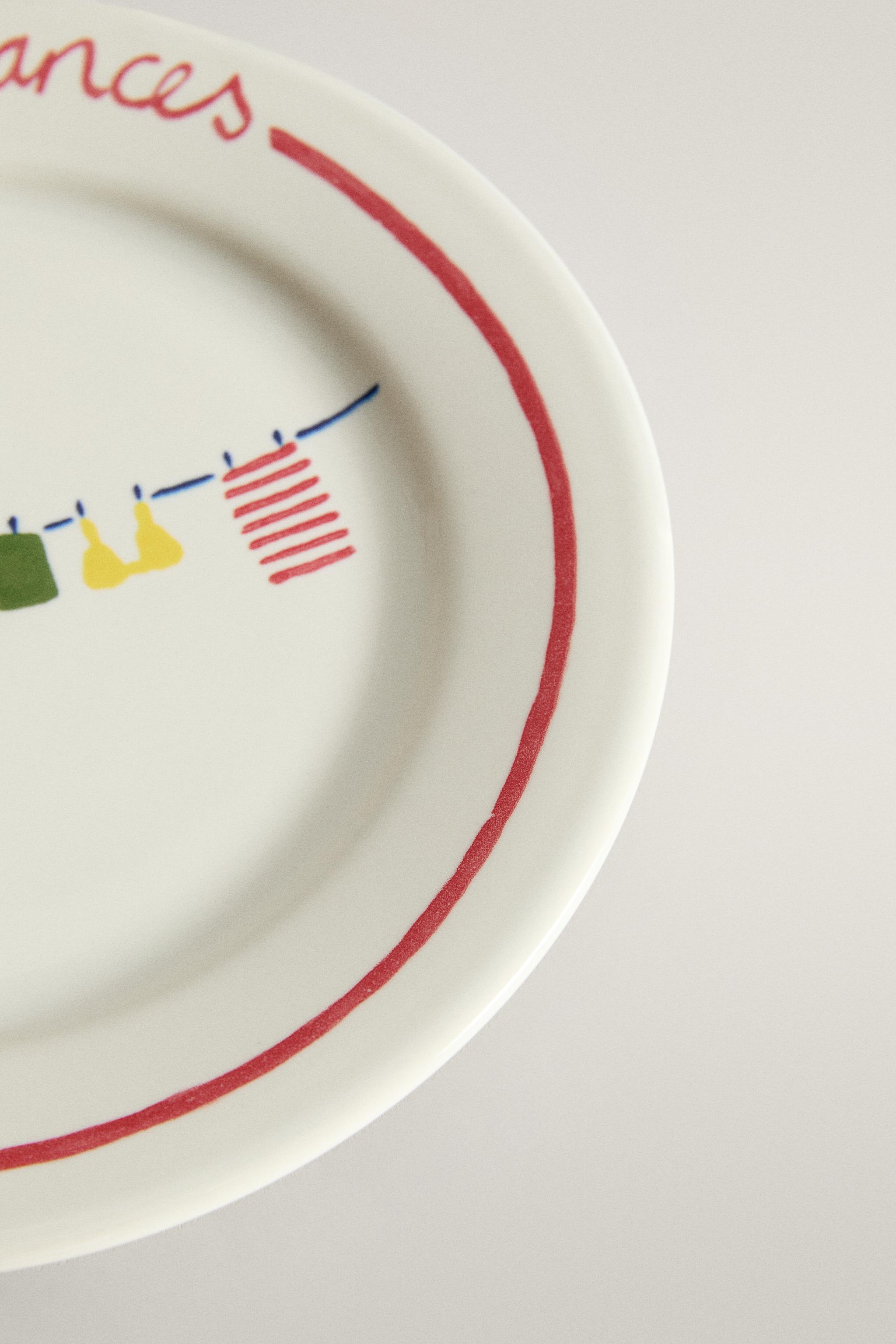 ASSIETTE À DESSERT ÉTÉ | DIEGO NINE