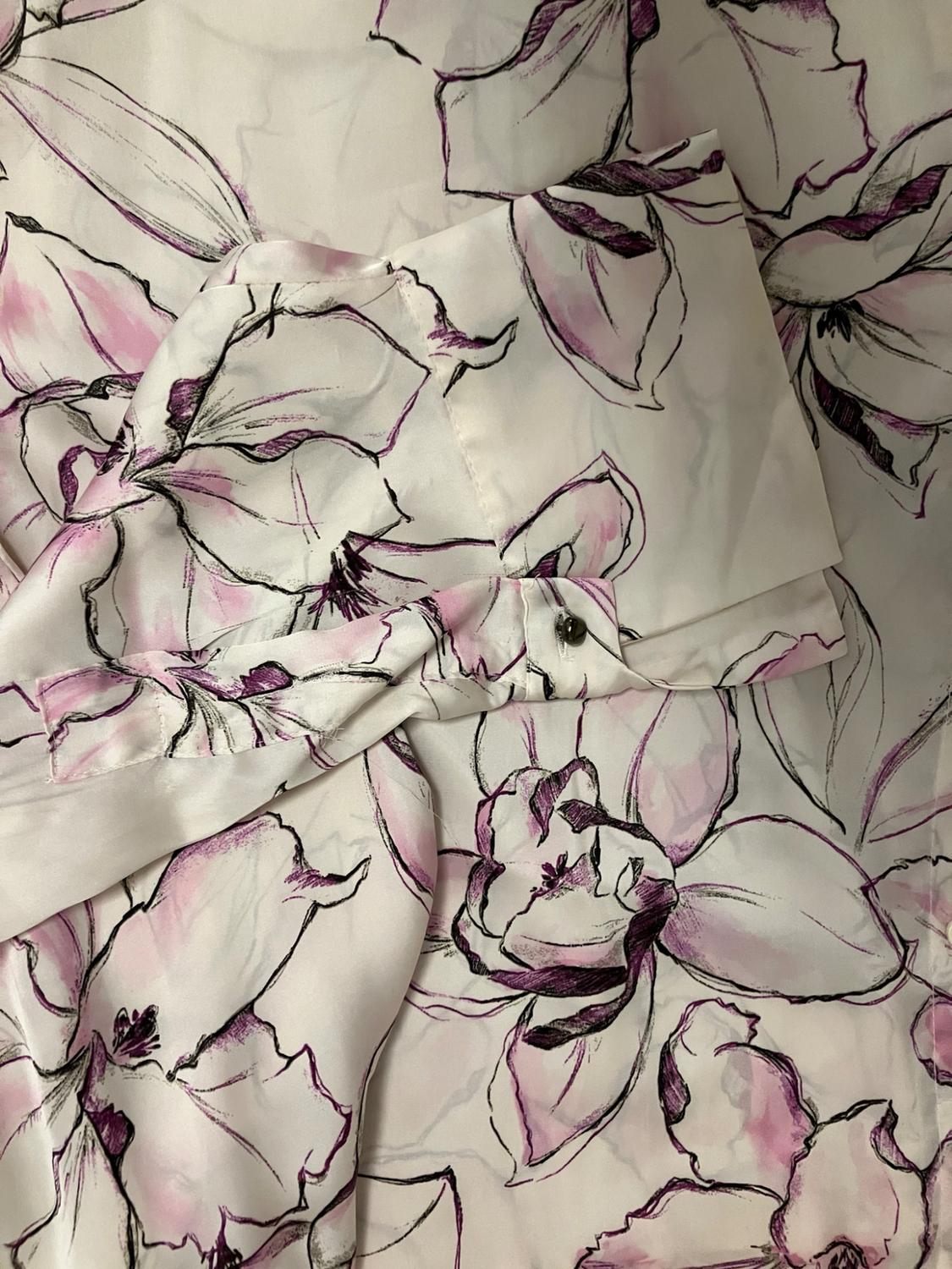 PRINTED SATIN SHIRT - Image 9