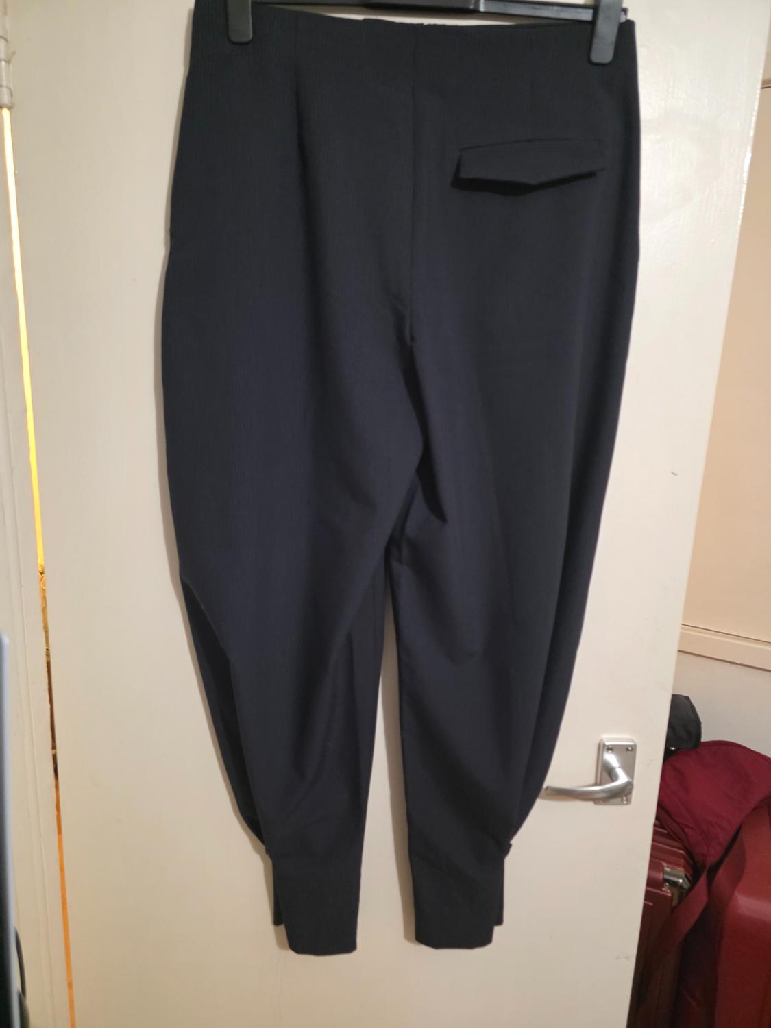 ZW COLLECTION PINSTRIPE BALLOON TROUSERS - Image 2