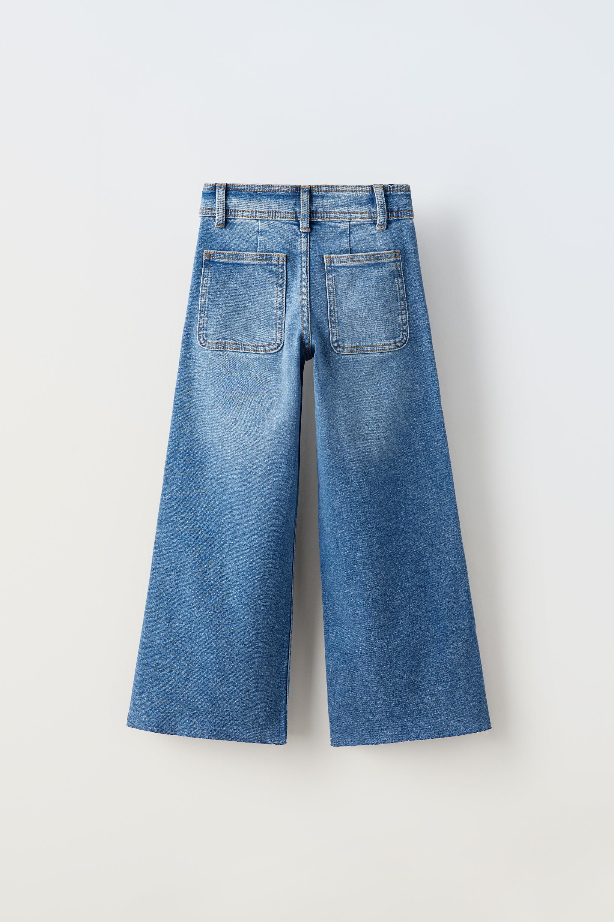 Zara Solid Blue Jeans Size 10 - 42% off