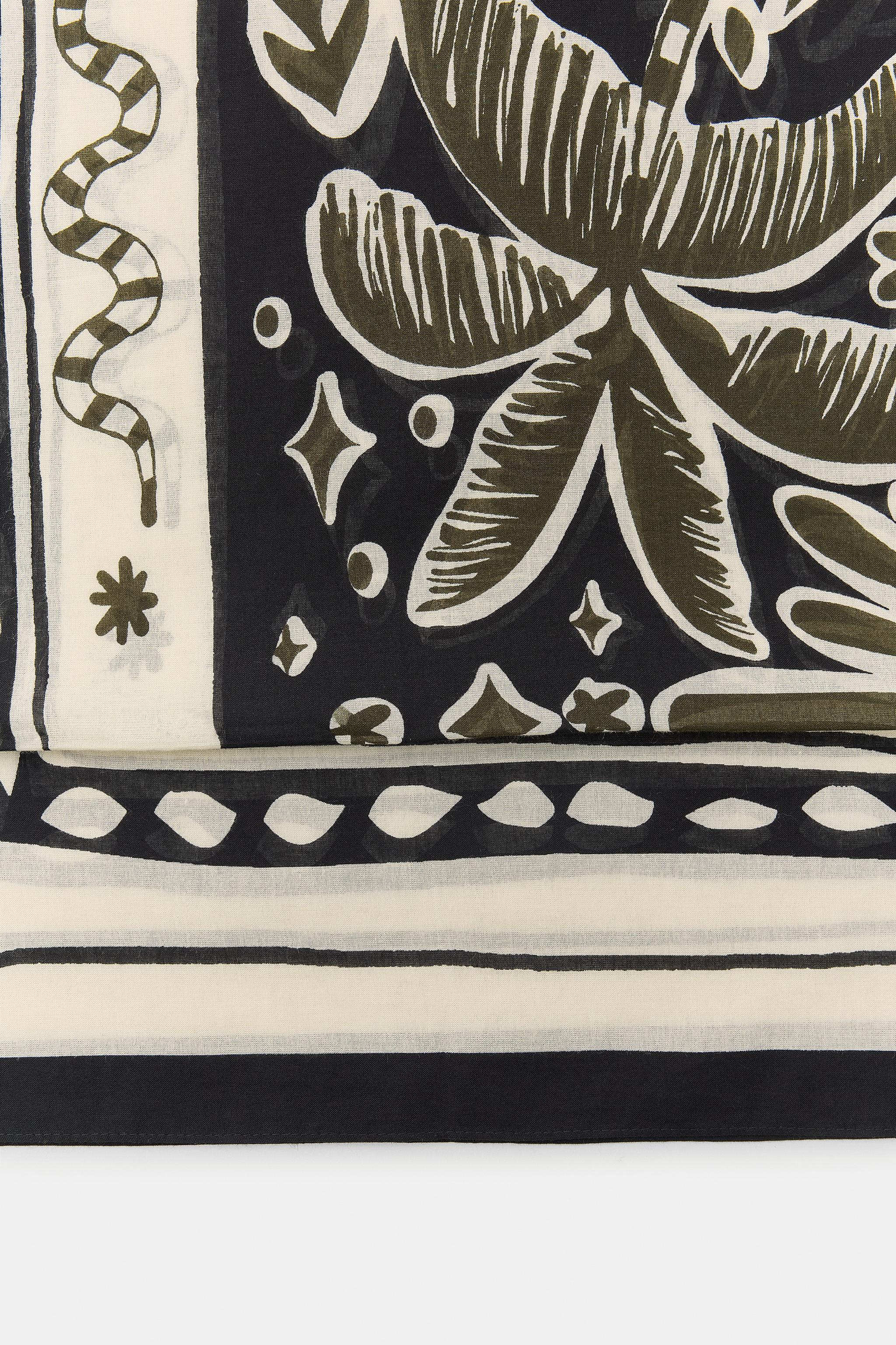 FOULARD À IMPRIMÉ EN COTON