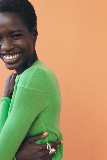 PACK OF JEWEL SIGNET RINGS - Golden by Zara