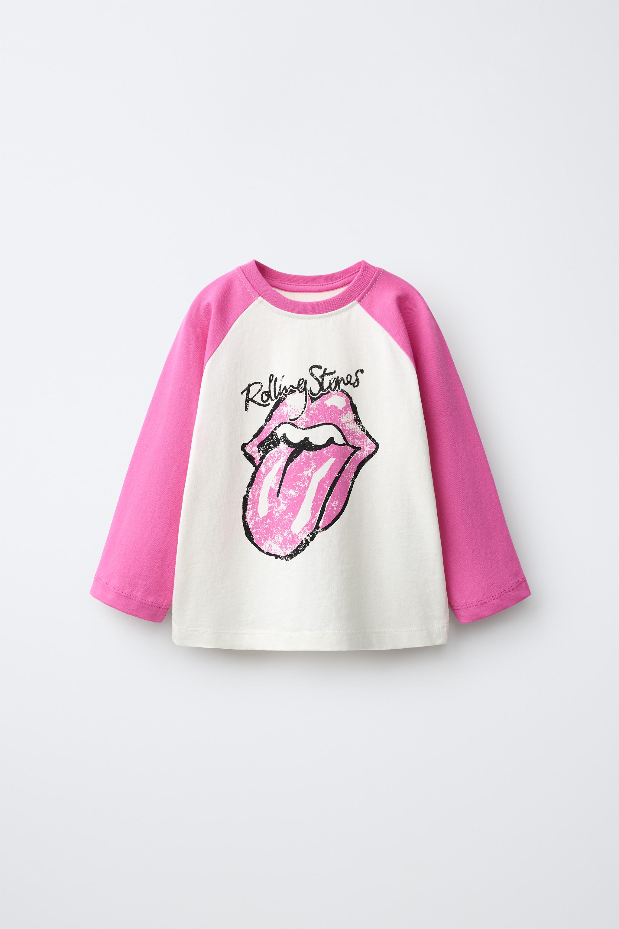 ROLLING STONES © PRINT T-SHIRT — Oyster-white
