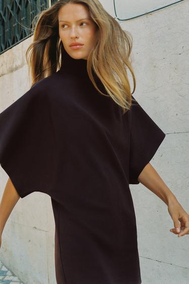 ROBE COURTE INTERLOCK - Vin de Zara - Image 3