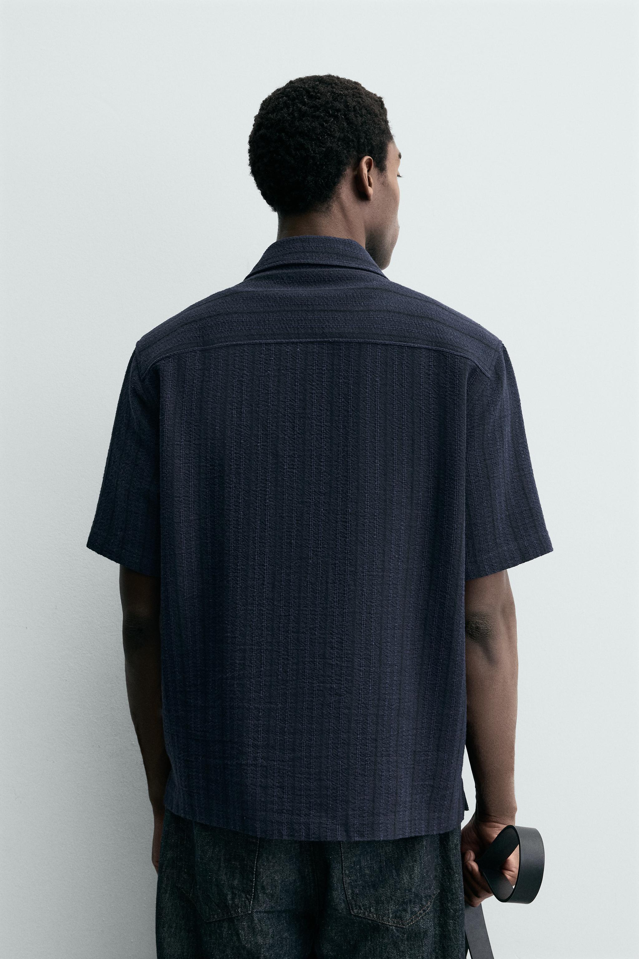 CHEMISE JACQUARD GÉOMÉTRIQUE