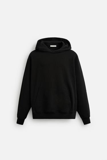 BASIC HOODIE - Black by Zara