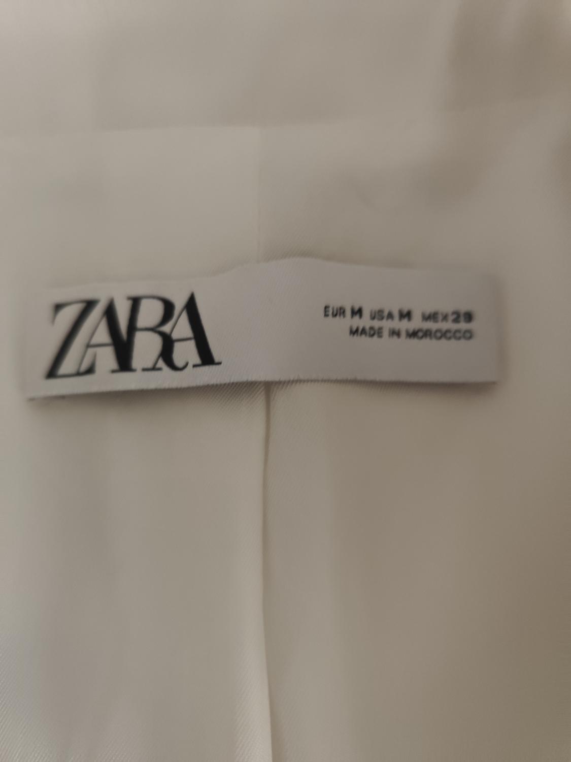 ZW COLLECTION FITTED DOUBLE-BREASTED BLAZER - Image 2