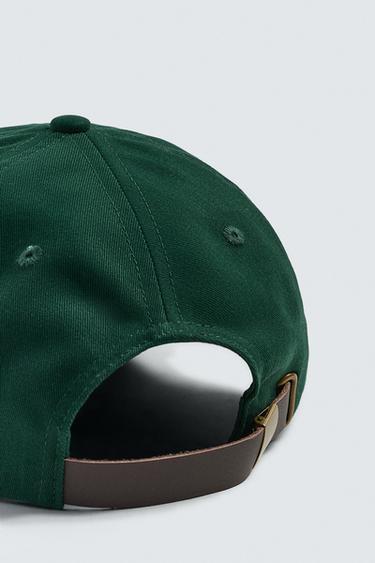 LETTER PATCH CAP - Green by Zara - Image 7
