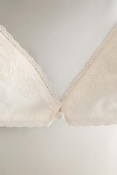 LACE BRALETTE - Ivory by Zara - Image 3
