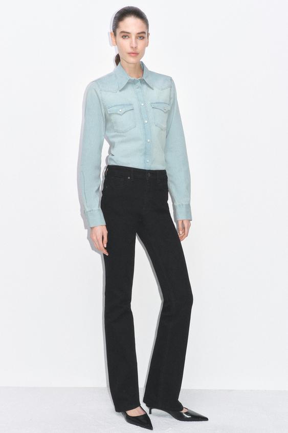 ZW COLLECTION BOOTCUT MID-WAIST JEANS