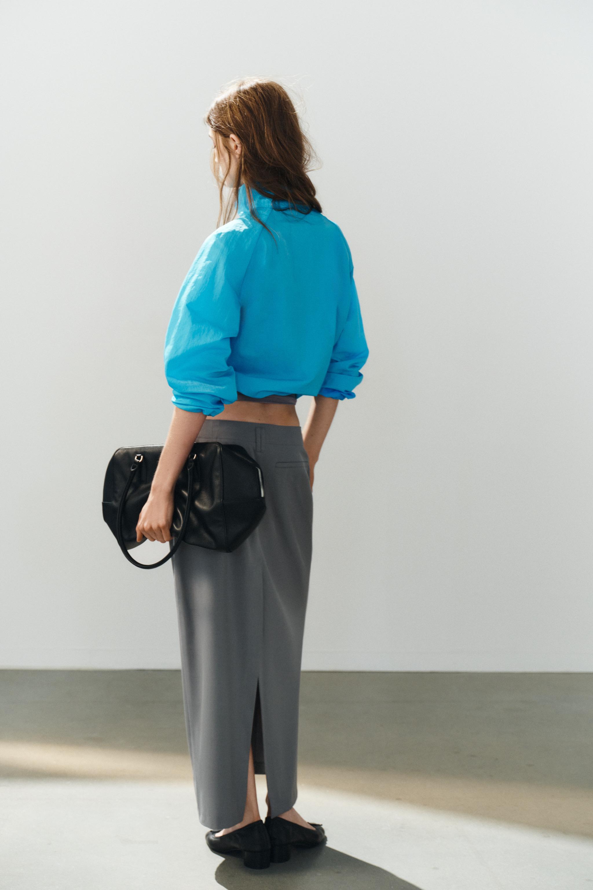VESTE EN TISSU TECHNIQUE ZIPPÉE