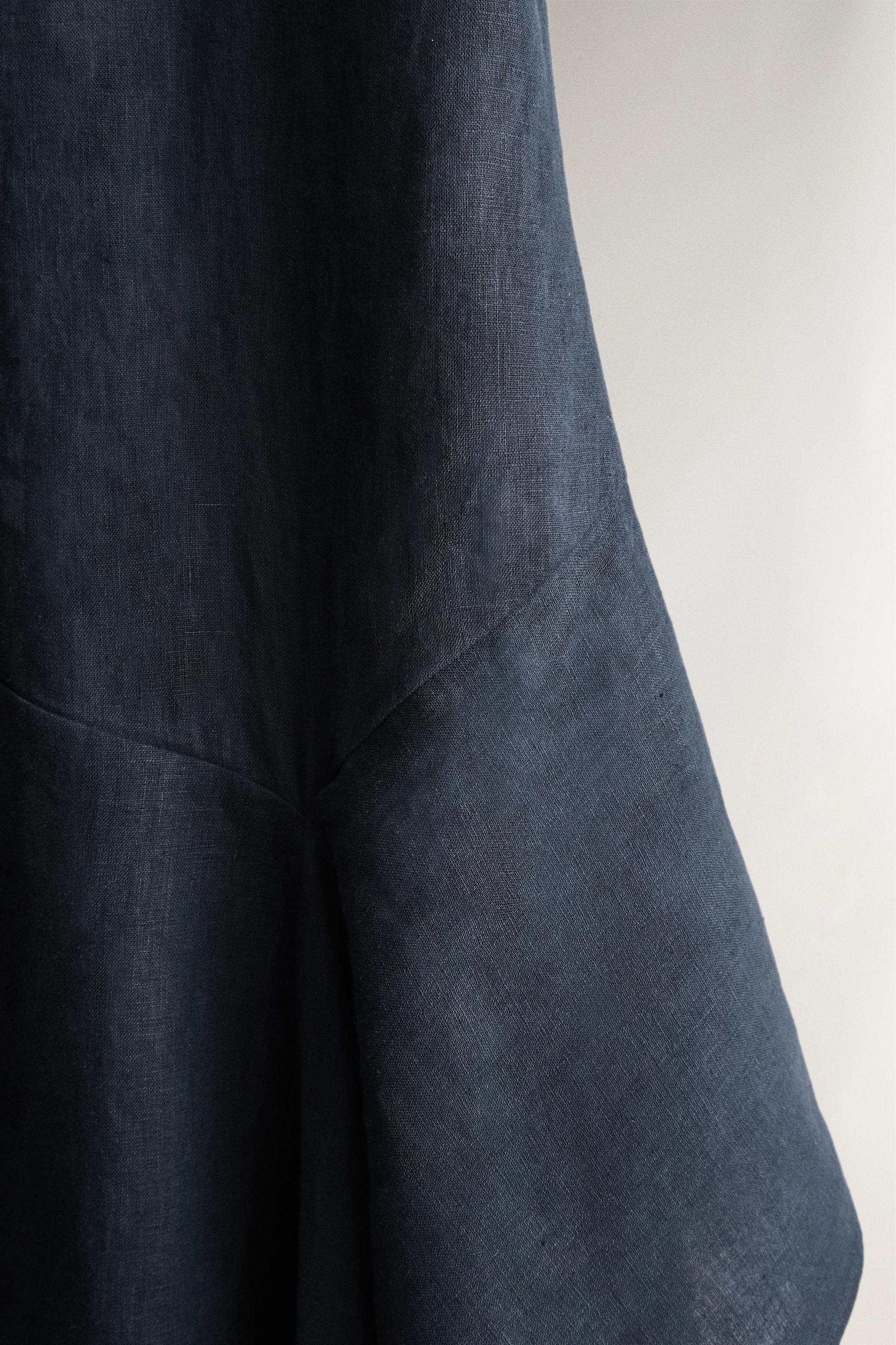 ROBE DE PLAGE ASYMÉTRIQUE LIN