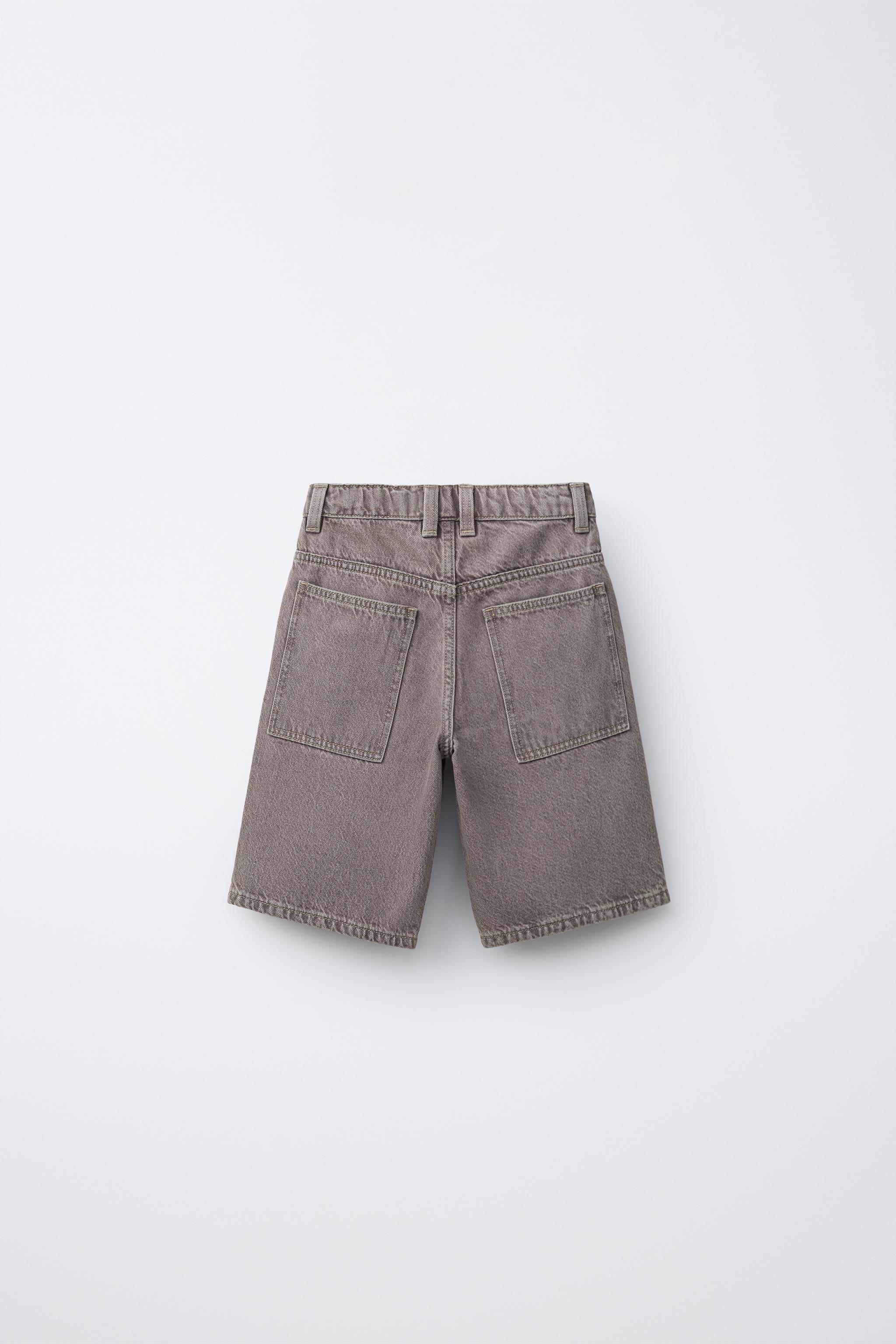デニムバミューダパンツ - 薄紫 | ZARA Japan / 日本