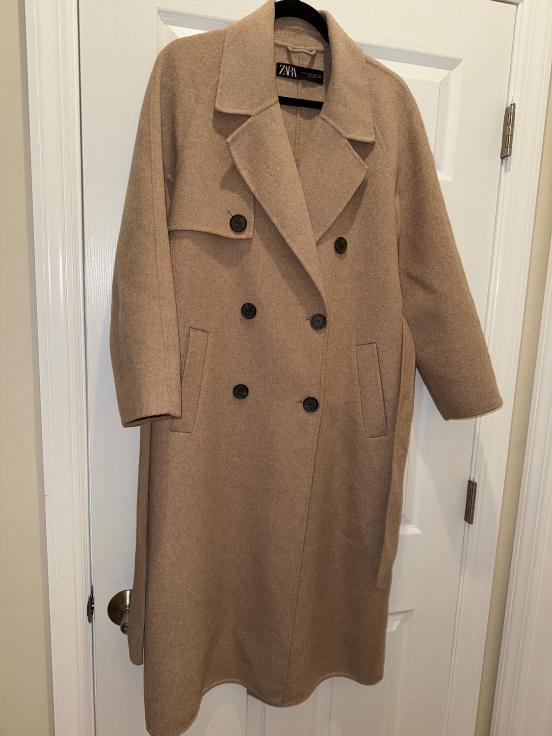 BELTED WOOL BLEND COAT - Image 2