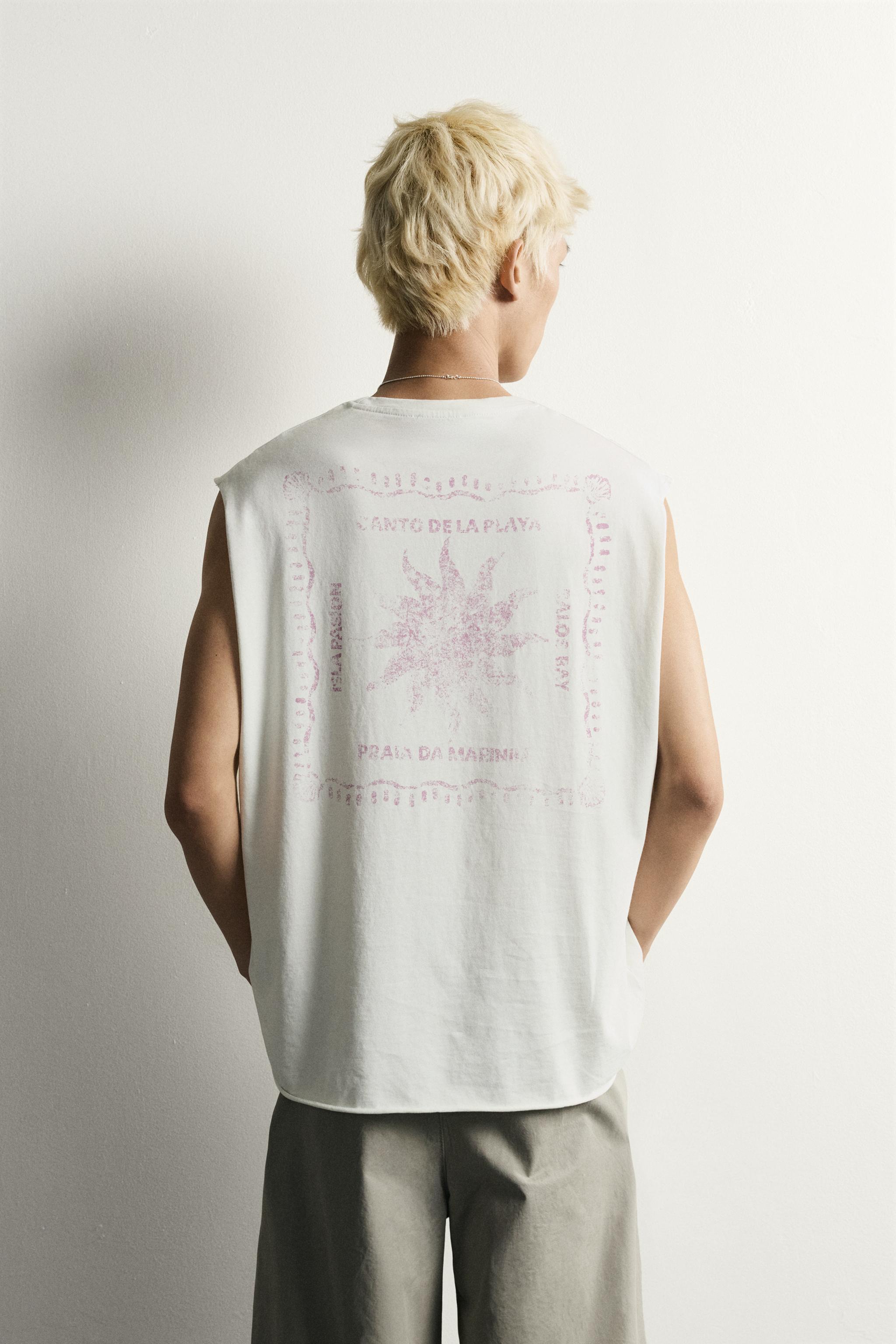 WASHED PRINT TANK TOP