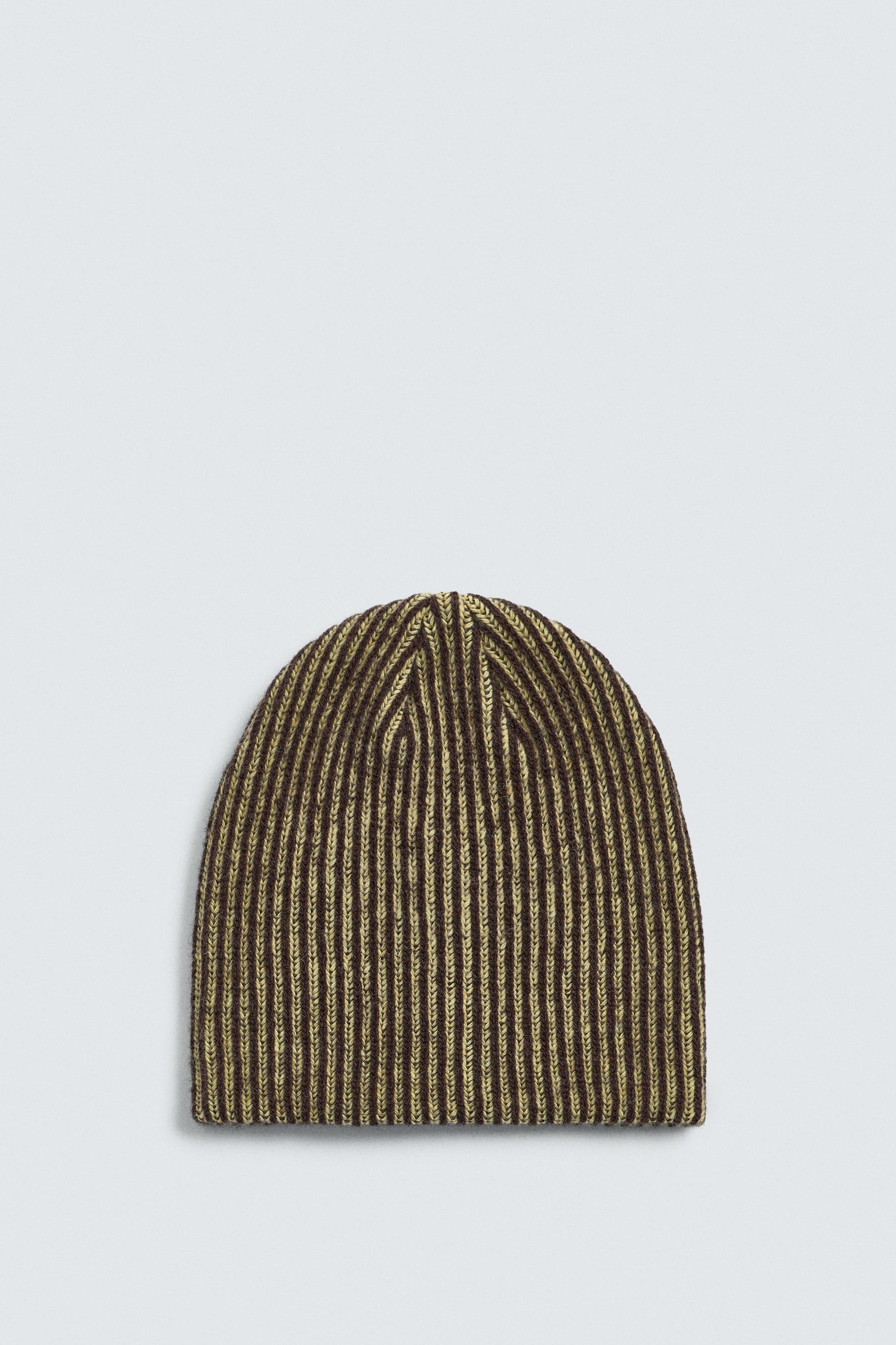 AARON LEVINE X ZARA WOOL BLEND BEANIE - Yellow | ZARA United States