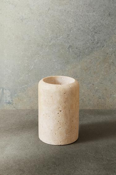 BEIGE MARBLE TOOTHBRUSH HOLDER - Beige by Zara - Image 5