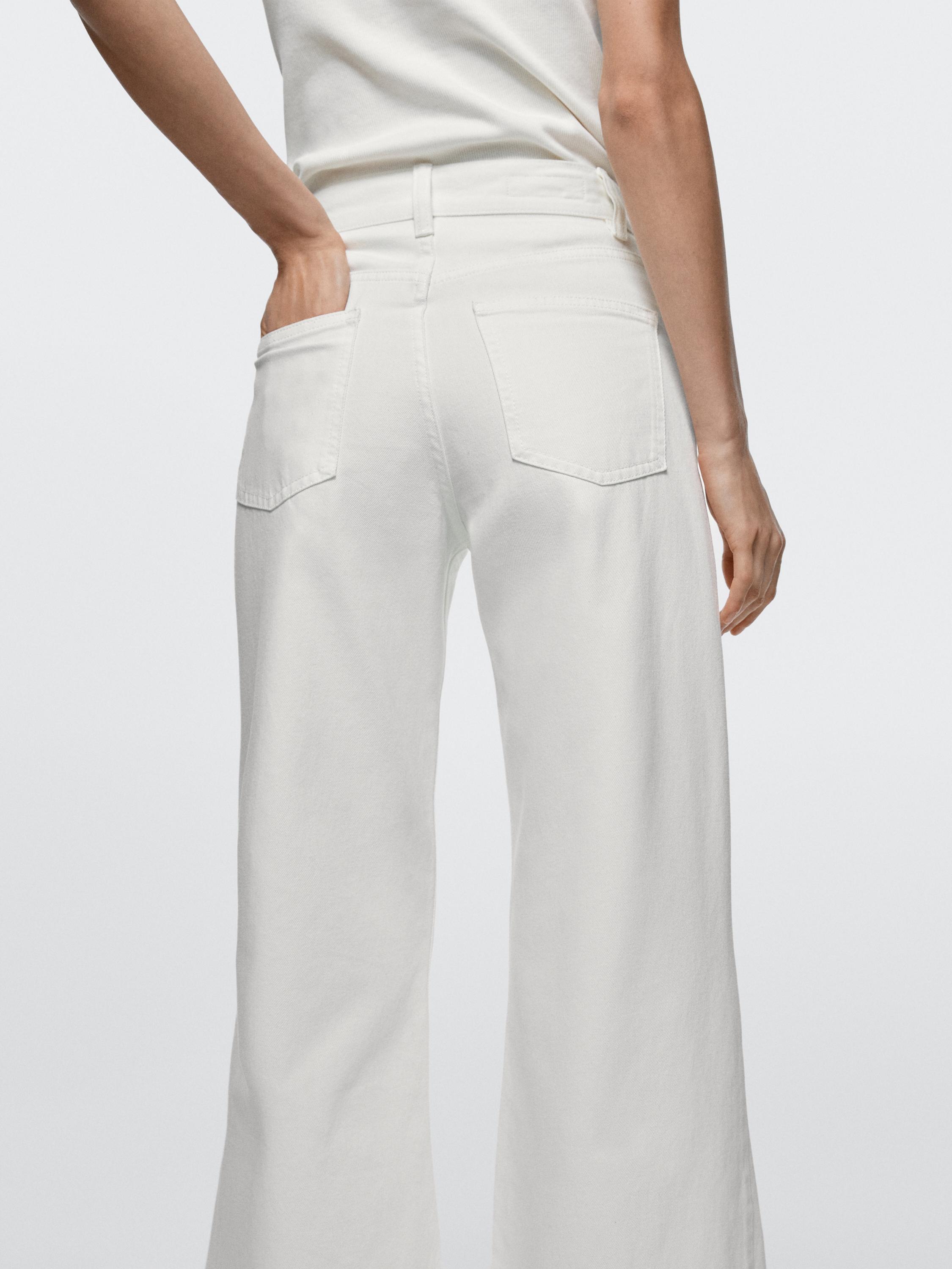 Jean flare taille haute