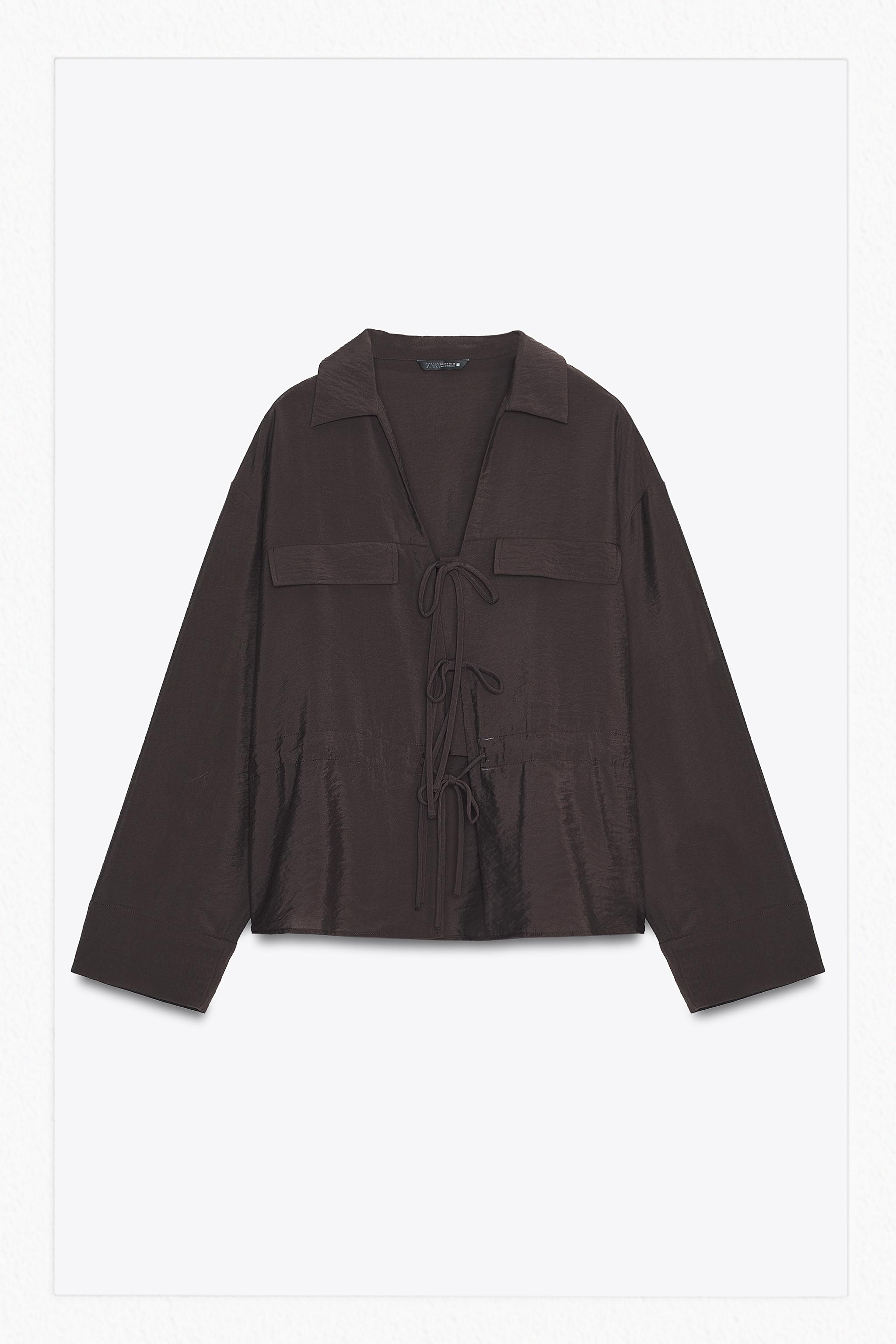 Vネックシャツ – レディース | ZARA 日本